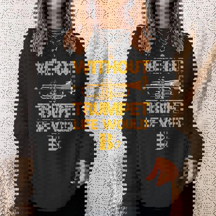 面白いトランペットシャツ 駄じゃれマーチングバンド トランペットジャズミュージシャン スウェットシャツ 彼女への贈り物