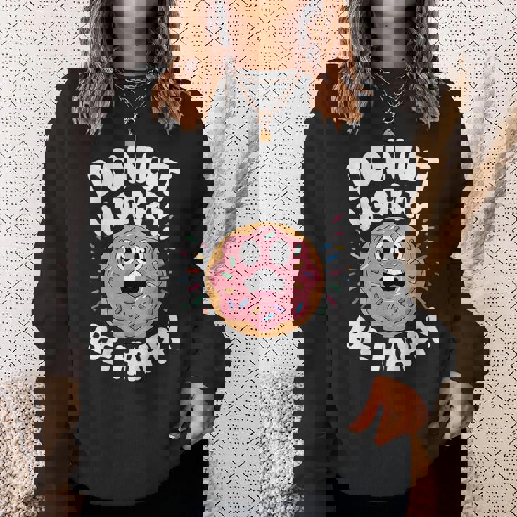 面白いドーナツしゃれ スウェットシャツ 彼女への贈り物