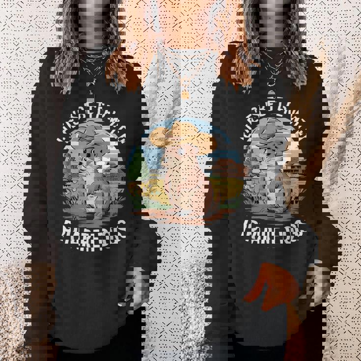 面白いプレーリードッグコスチュームtシャツ スウェットシャツ 彼女への贈り物