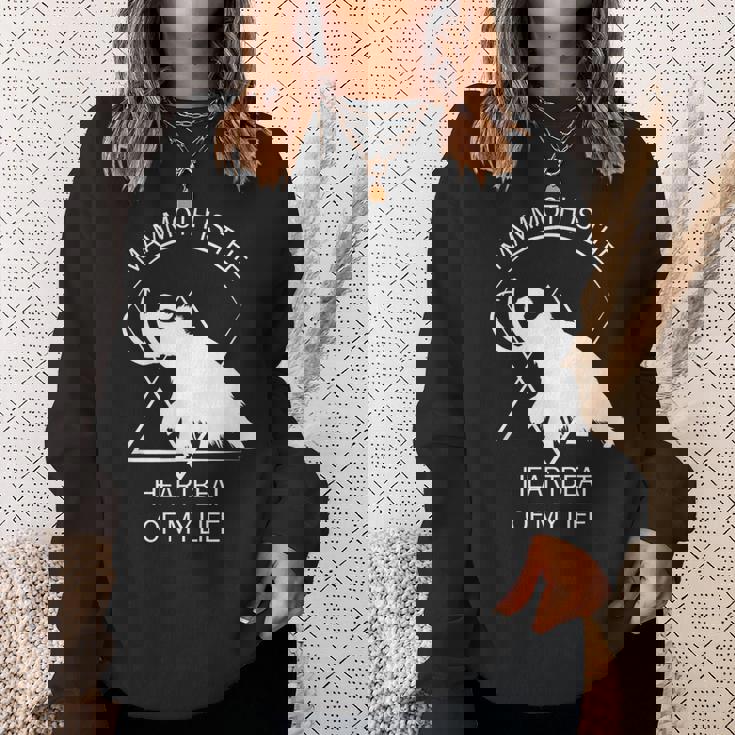 面白いマムート石器時代の氷河期デザイン 先史時代のデザイン スウェットシャツ 彼女への贈り物