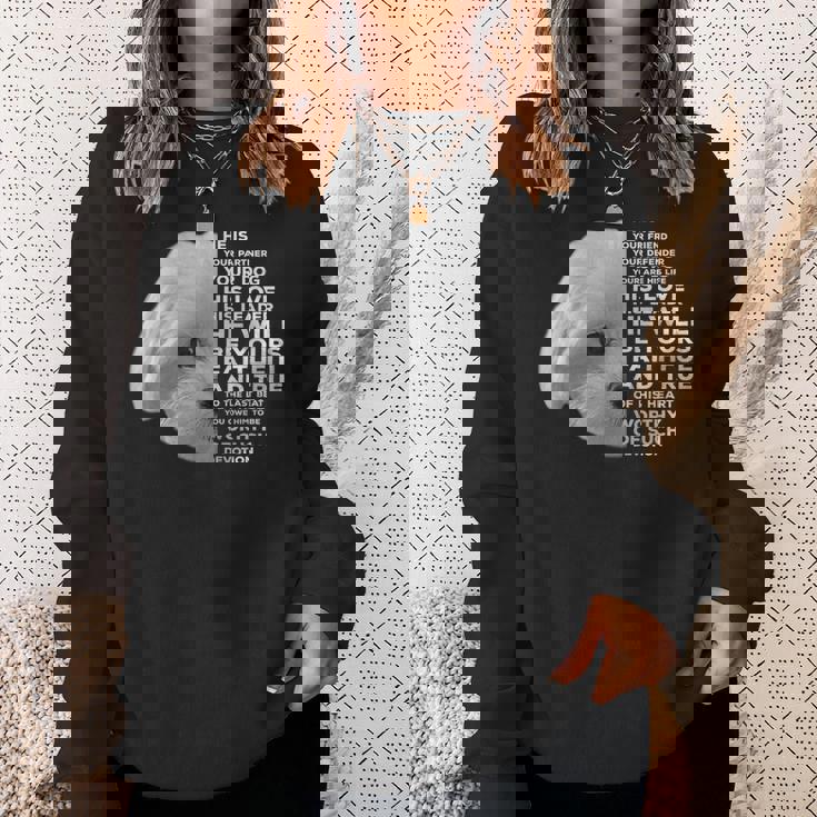 面白いマルチーズtシャツ マルチーズ子犬愛好家向け スウェットシャツ 彼女への贈り物