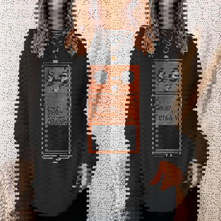 面白いリアリティディストーションエフェクトペダル スウェットシャツ 彼女への贈り物