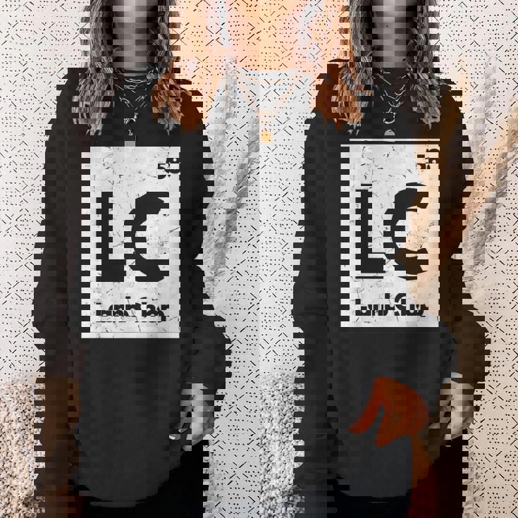 面白い化学成分ジョークラムチョップラムラバーギフト スウェットシャツ 彼女への贈り物