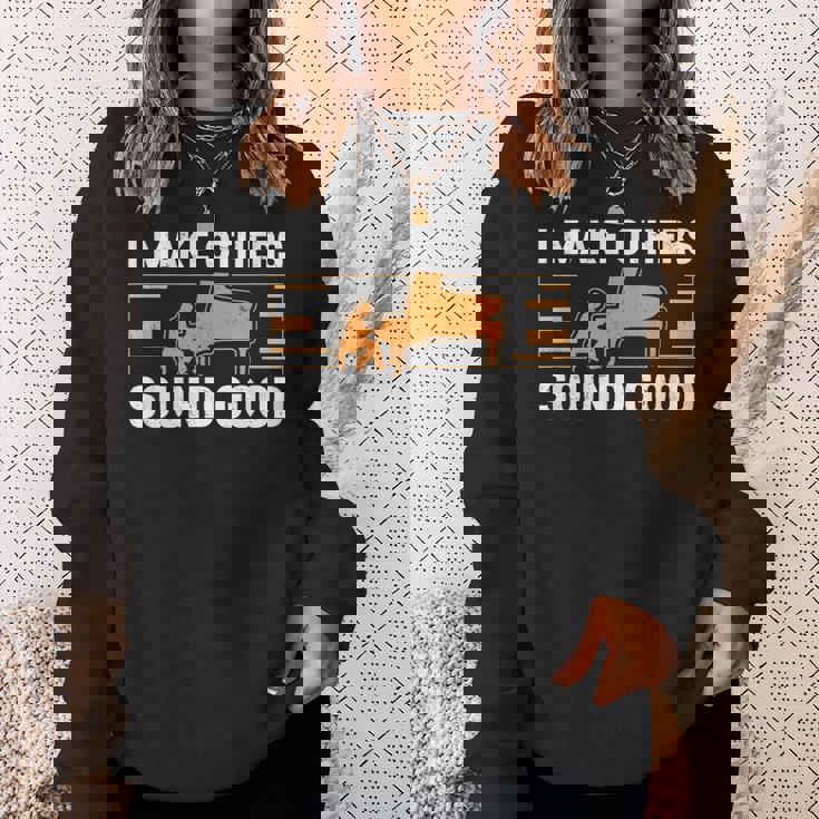 面白い音楽伴奏者 I Make Othersound Good Accompany スウェットシャツ 彼女への贈り物
