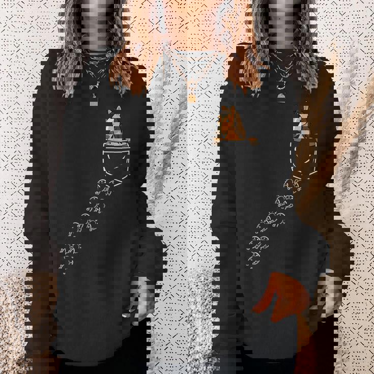 馬好き乗馬ポケット馬 スウェットシャツ 彼女への贈り物