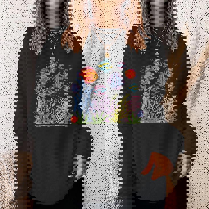 魚の養殖 魚の飼育 熱帯魚 スウェットシャツ 彼女への贈り物