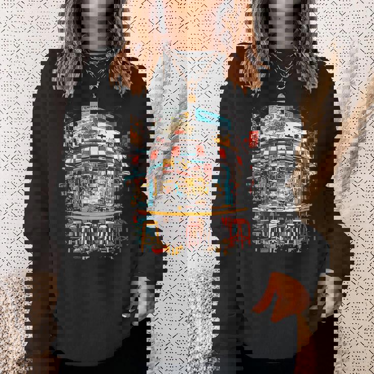 鮮やかな東京ラーメン屋 日本食好き カワイイオタク スウェットシャツ 彼女への贈り物