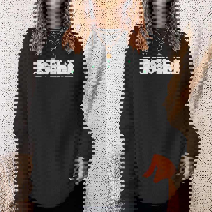 麻雀 まーじゃん タイポグラフィ おしゃれ スウェットシャツ 彼女への贈り物