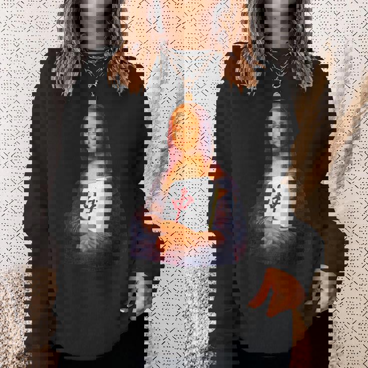 麻雀 牌 面白いtシャツ おもしろ モナリザ グッズ 服 面白い ネタ メンズ 中 スウェットシャツ 彼女への贈り物