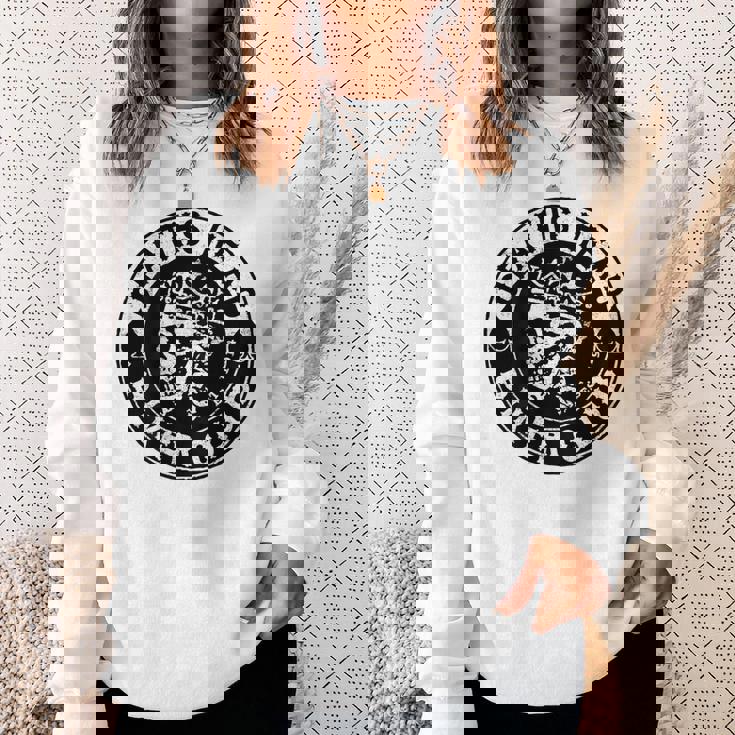 バックプリント クールで面白いオートバイ、バイク、バイカー スウェットシャツ 彼女への贈り物