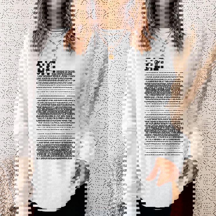 314 円周率の日 数学 非合理数 円周率 スウェットシャツ 彼女への贈り物