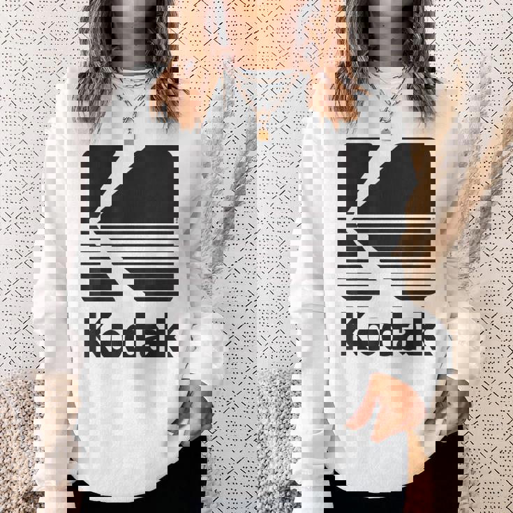 80年代ヴィンテージコダックロゴ ブラック スウェットシャツ 彼女への贈り物