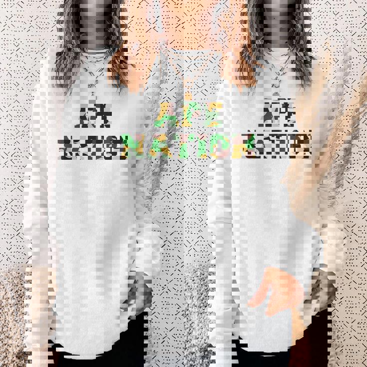 Apes Nation I Am Dumb Money ダイヤモンドエイプ Togethertronger スウェットシャツ 彼女への贈り物