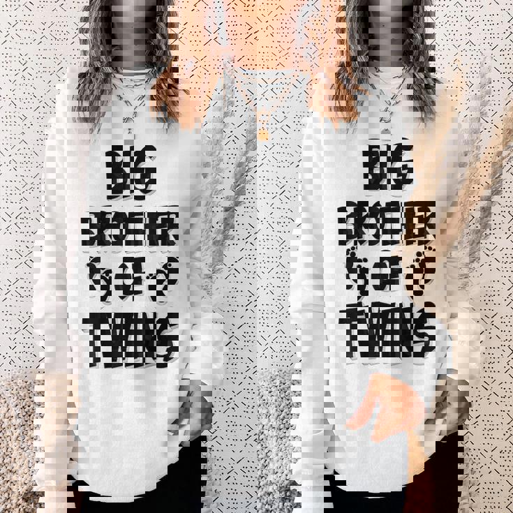 Big Brother Of Twins New Big Brotheriblingギフト スウェットシャツ 彼女への贈り物