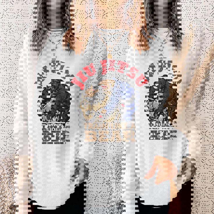 Bjj ブラジリアン柔術 クマのようにトレーニング スウェットシャツ 彼女への贈り物