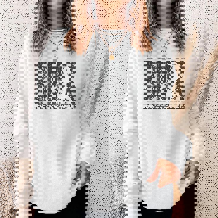 Bmxビンテージバイクファンの贈り物少年少女自転車bmx スウェットシャツ 彼女への贈り物