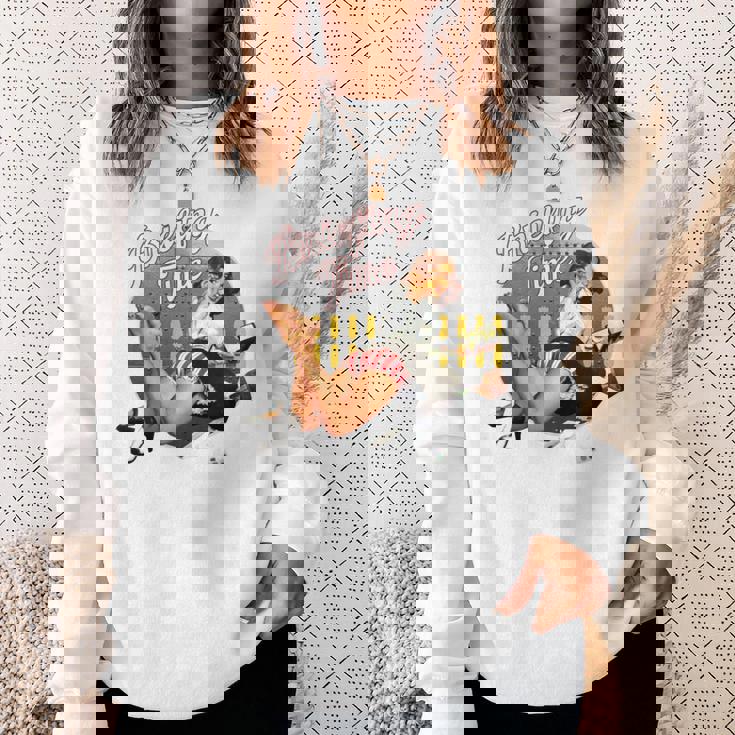 Briefing Time クラシックなボンバーノーズアートスタイル 長袖tシャツ スウェットシャツ 彼女への贈り物