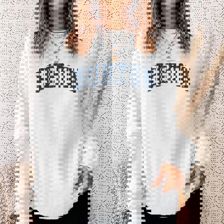 Burton Michigan Mi ヴィンテージ スポーツデザイン ネイビーデザイン スウェットシャツ 彼女への贈り物