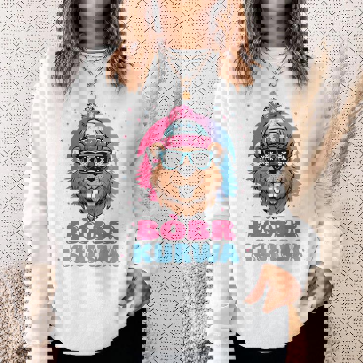 Bòbr クルワ ウィンター ジャンパー クルワ ボーバー スノーフレーク ボブル 冬 長袖tシャツ スウェットシャツ 彼女への贈り物