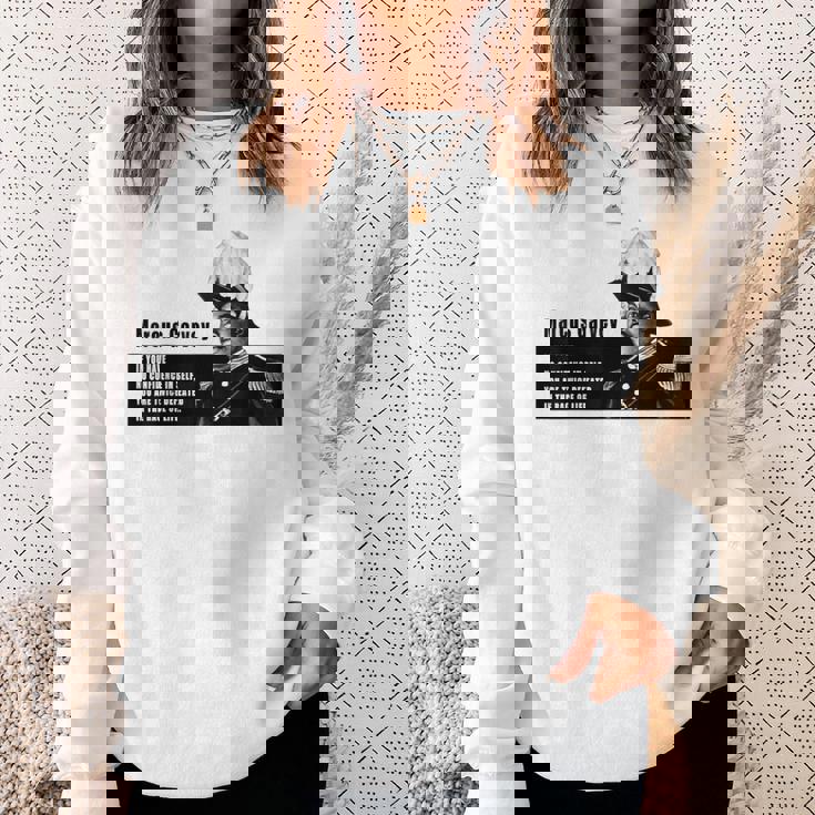 Confidence Inelf マーカス・ガーベイの名言 スウェットシャツ 彼女への贈り物