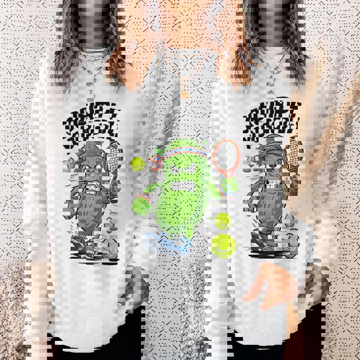 Crushed It You Big Dill Pickle Tennis スウェットシャツ 彼女への贈り物