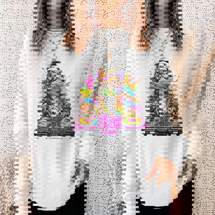 Dj フトアゴヒゲトカゲ 音楽愛好家のキッズ ディージェイ スウェットシャツ 彼女への贈り物