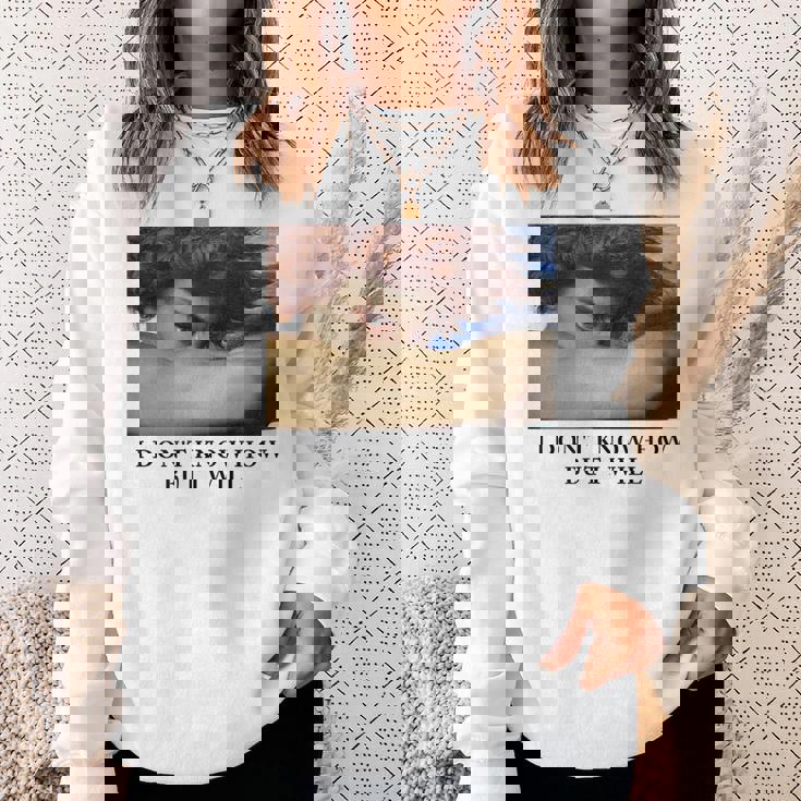 I Don't Know How But I Will – 堕天使 スウェットシャツ 彼女への贈り物