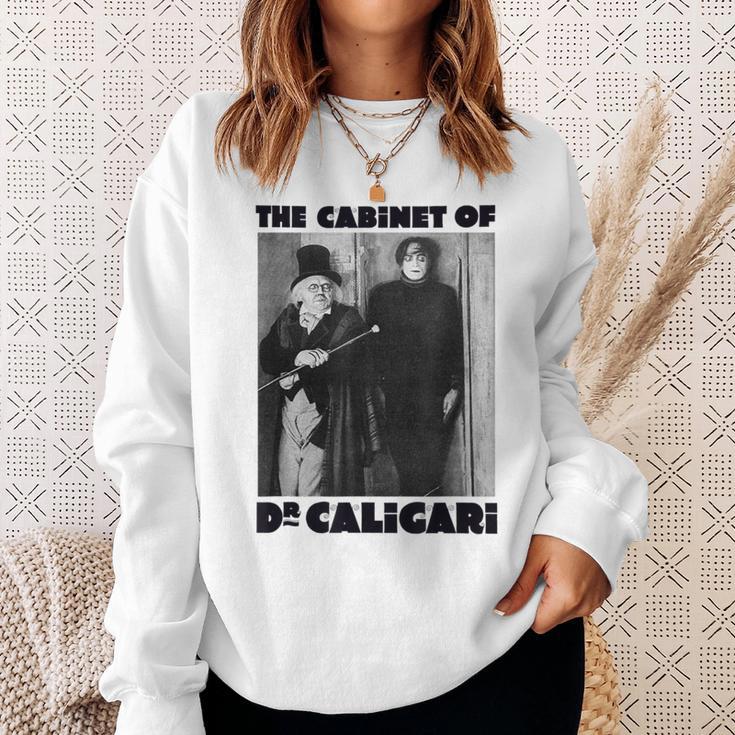 Dr Caligari ハロウィンモンスターポスター ヴィンテージホラー映画 スウェットシャツ 彼女への贈り物