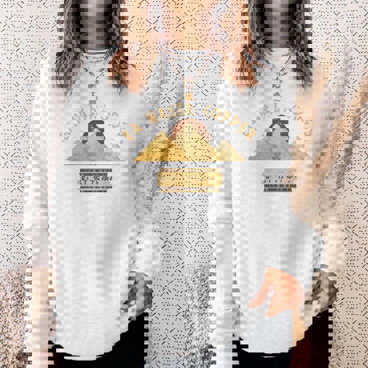 Ea Nasir Copper、エジプト ミーム、面白いエジプトの苦情 長袖tシャツ スウェットシャツ 彼女への贈り物