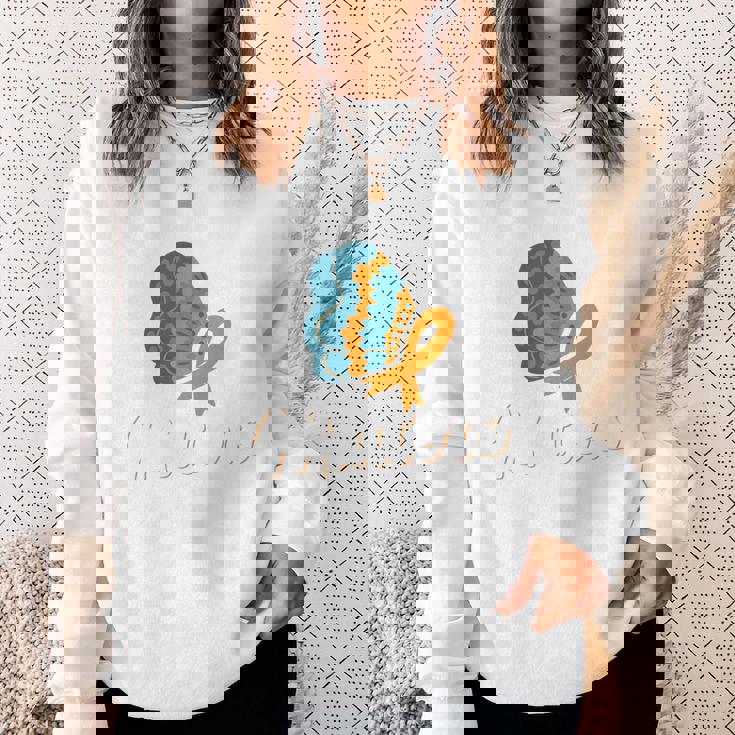 Early Detection Matters Ribbon Appendix Cancer Awareness 長袖tシャツ スウェットシャツ 彼女への贈り物