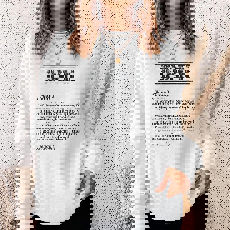 Edwin 面白いフレーズ 名前の定義付き スウェットシャツ 彼女への贈り物