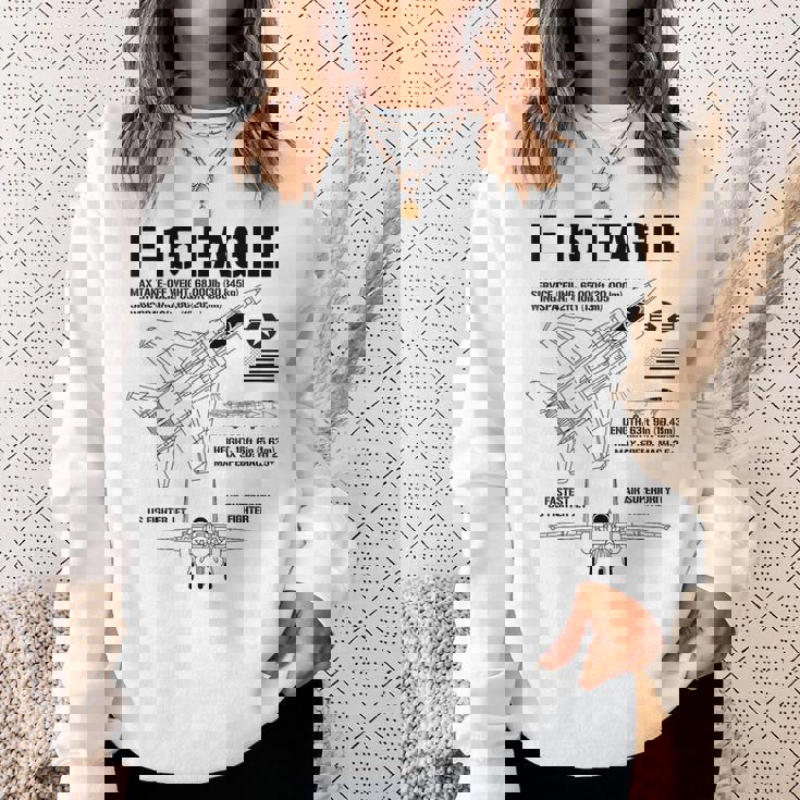 F-15 イーグル戦闘機 ジェット仕様 軍用飛行機 F15 イーグル スウェットシャツ 彼女への贈り物