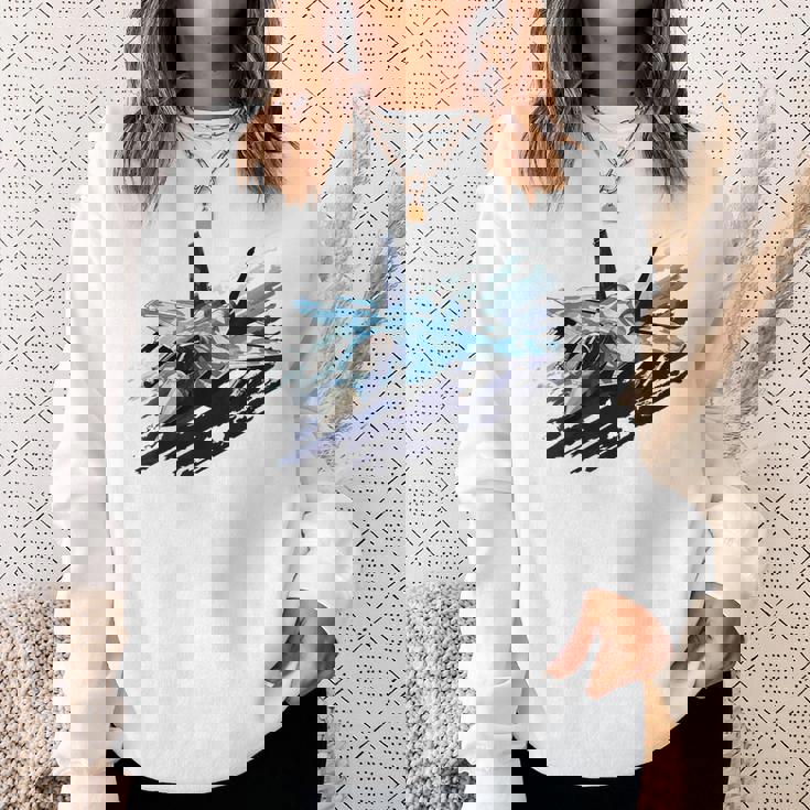 F-15 ストライク イーグル ミリタリー 戦闘機 ジェット キッズ 幼児 男の子 男性 スウェットシャツ 彼女への贈り物