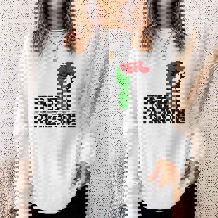 Free Palestine パレスチナの旗無料パレスチナ スウェットシャツ 彼女への贈り物