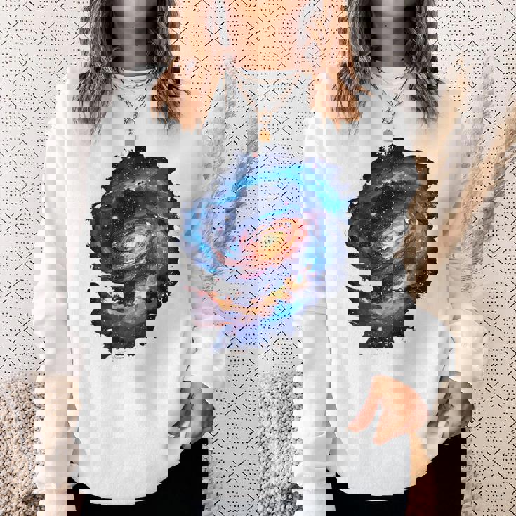 Galaxy Backprint スウェットシャツ 彼女への贈り物