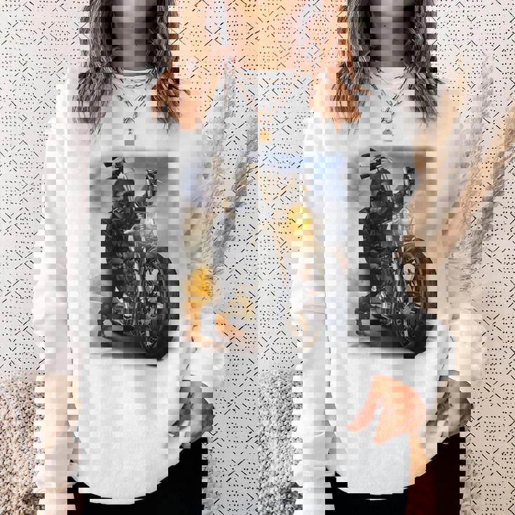 Gorilla ライディングチョッパー オートバイ スウェットシャツ 彼女への贈り物