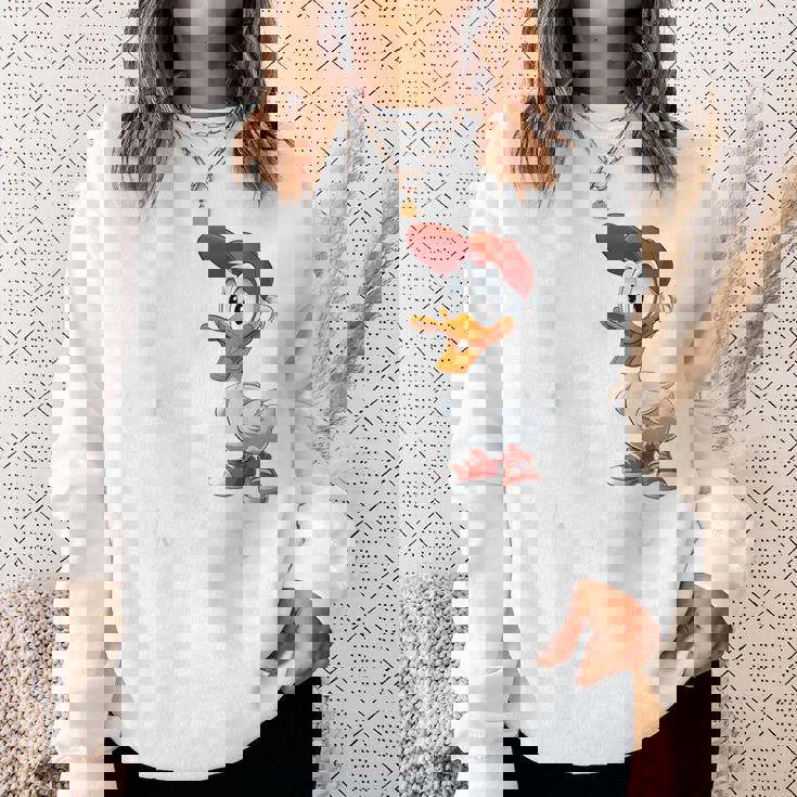 Groovige 年金ダック 年金受給者r ダック おかしな退職年金 スウェットシャツ 彼女への贈り物