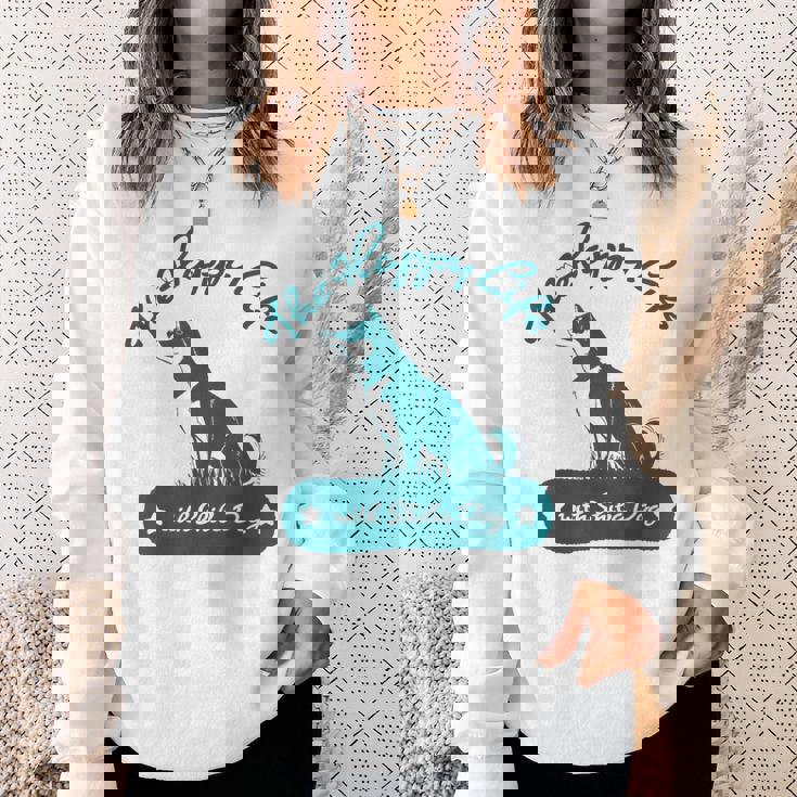 The Happy Life Withhiba Dog かわいい柴犬 黒柴 赤柴 スウェットシャツ 彼女への贈り物