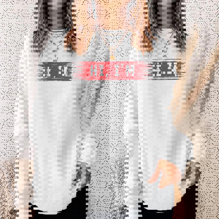 Hi I'm Tommy 名前 Tommy 長袖tシャツ スウェットシャツ 彼女への贈り物