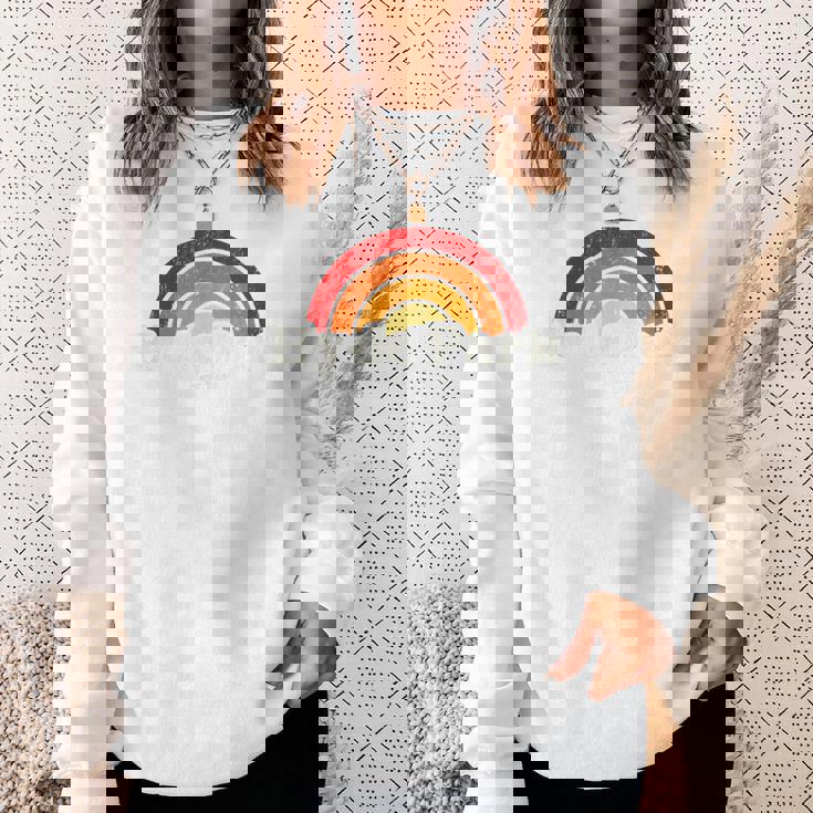 Hyde Park New York Ny ヴィンテージ 70年代 レトロレインボーデザイン スウェットシャツ 彼女への贈り物