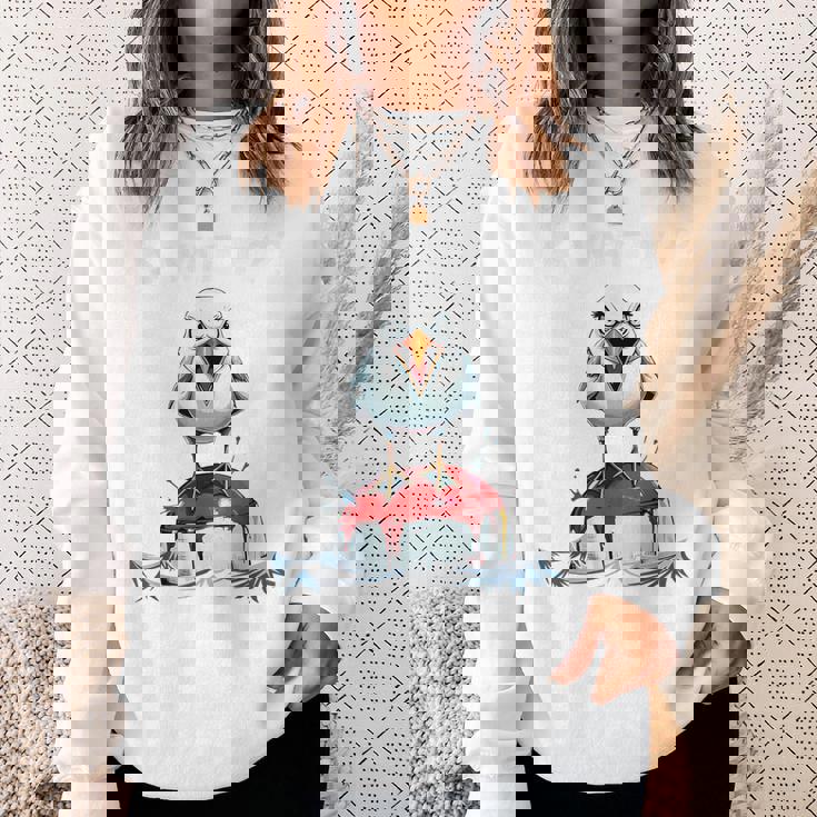 Is Wattaying I Northea Light Buoyeagull Fun スウェットシャツ 彼女への贈り物