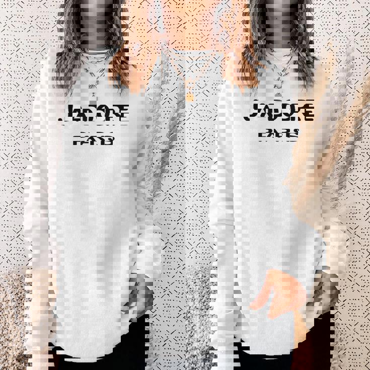 J'adore Paris、J'adore Paris、フランス フランスの都市 スウェットシャツ 彼女への贈り物