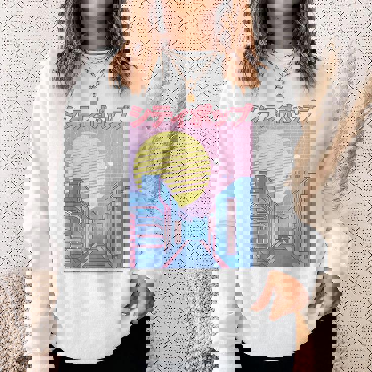 Japan City Pop カワイイ 80年代 日本アニメ 音楽 美学 スウェットシャツ 彼女への贈り物