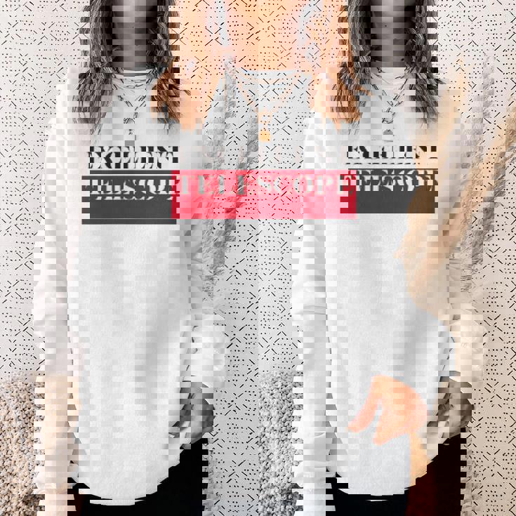 Kenko エクセレントテレスコープ 90年代復刻デザイン 両面デザイン淡色ボディ スウェットシャツ 彼女への贈り物