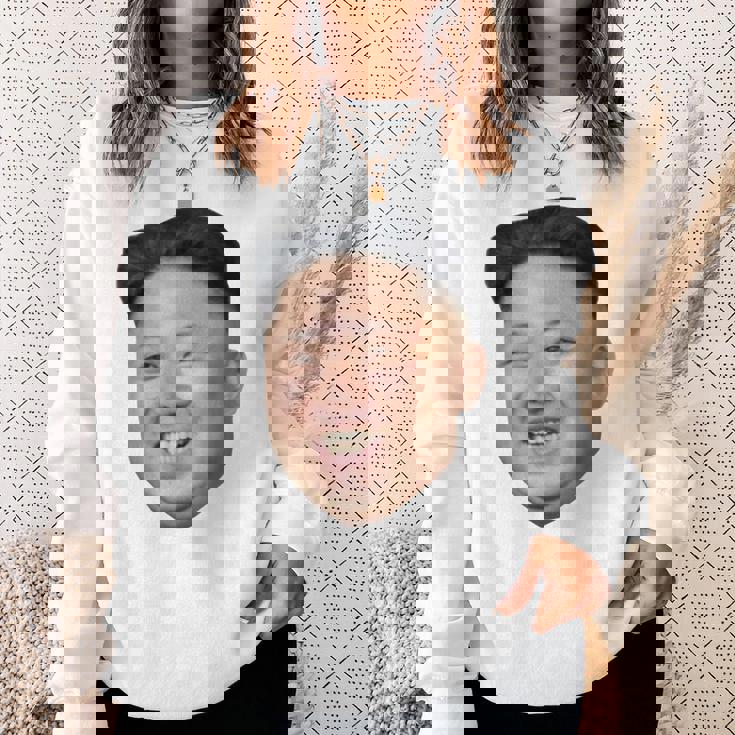 Kim Jong Un Big Face ロケットマン 北朝鮮パロディ スウェットシャツ 彼女への贈り物