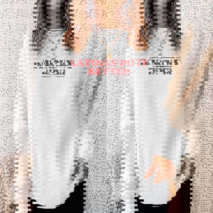 Latinas Do It Better Y2k Aesthetic スウェットシャツ 彼女への贈り物