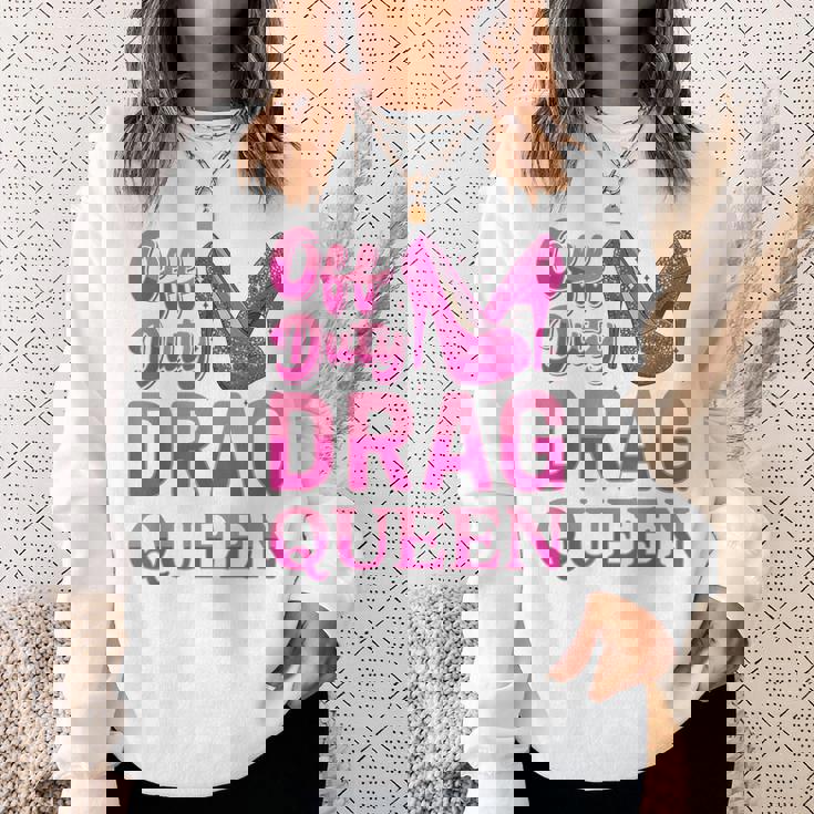 Lgbtqオフ会ドラァグクイーンプライド スウェットシャツ 彼女への贈り物