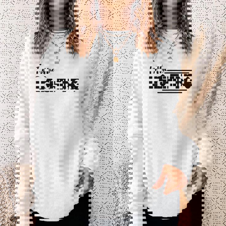 The Lightning The Thunder 面白いカップルマッチング スウェットシャツ 彼女への贈り物