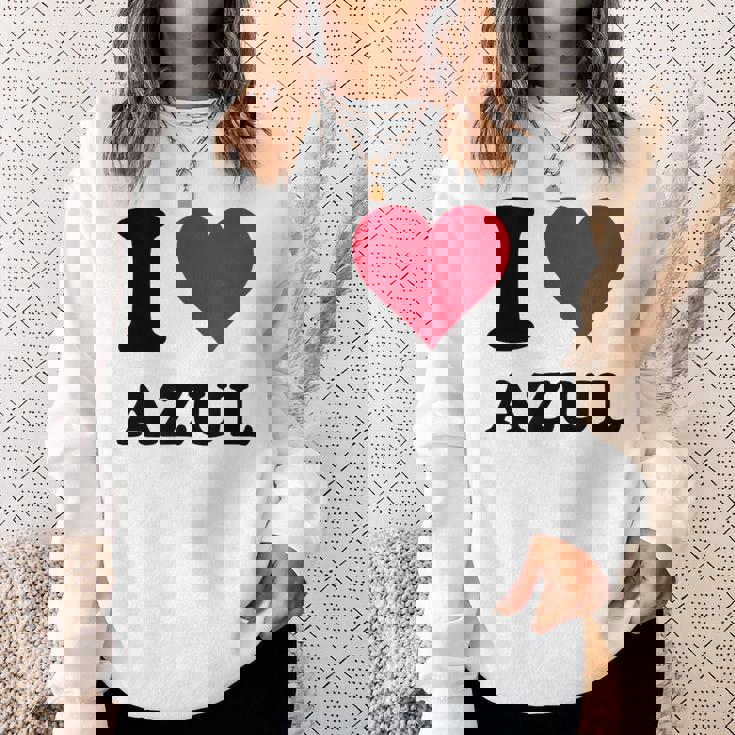 I Love Azul スウェットシャツ 彼女への贈り物