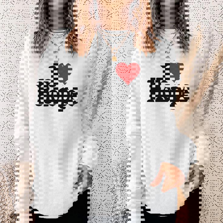 I Love Heart Hope Namee On A スウェットシャツ 彼女への贈り物